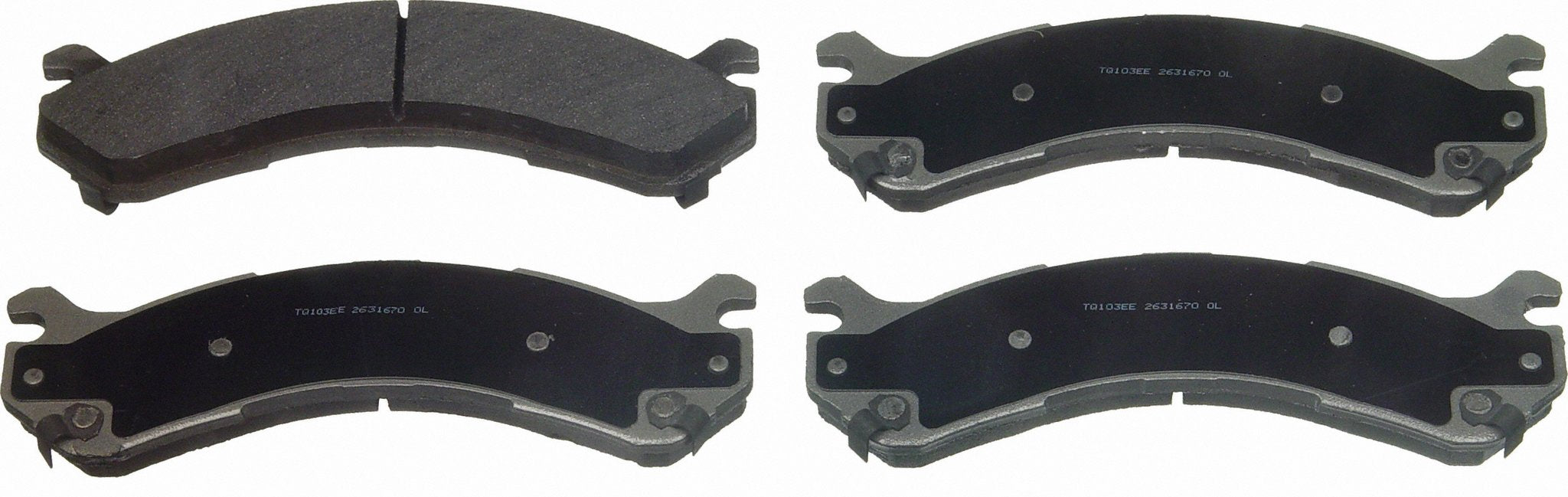 Rear Disc Brake Pad Set for Chevrolet Silverado 3500 Classic 2007 P-3571333