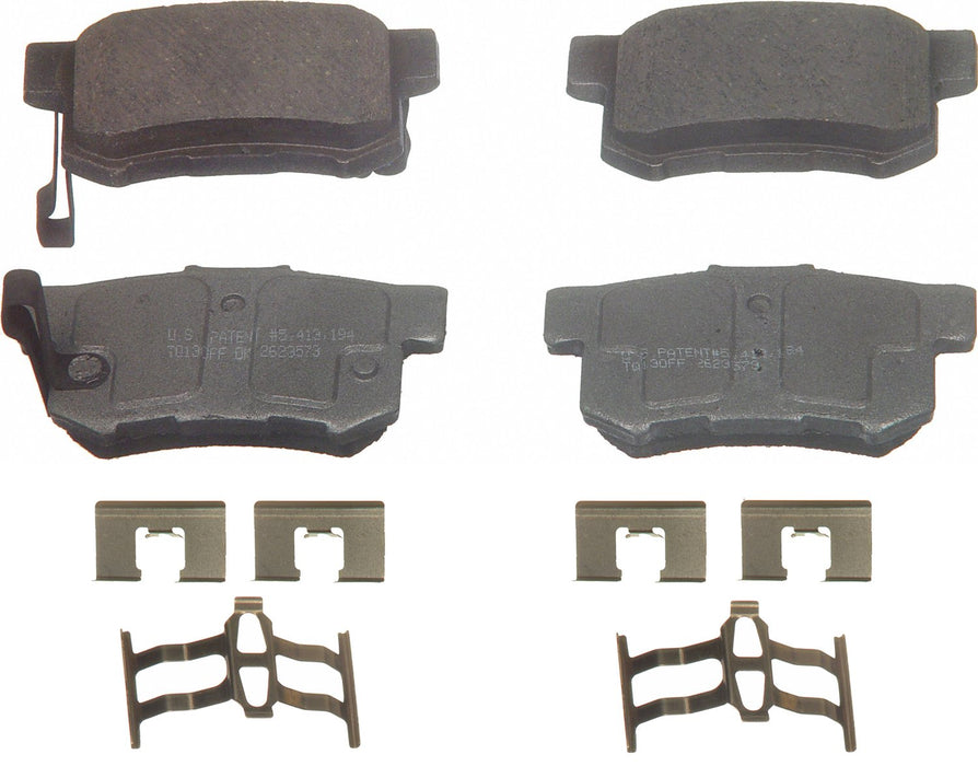 Rear Disc Brake Pad Set for Acura TL 2008 2007 2006 2005 2004 2003 2002 2001 2000 1999 P-3572237