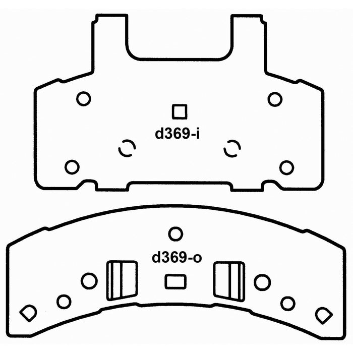 Front Disc Brake Pad Set for Chevrolet Blazer 1994 1993 1992 P-3572844