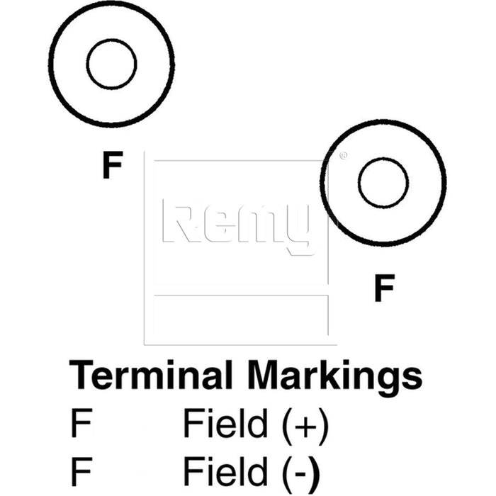 Alternator for Plymouth Expo 2.2L L4 1989 1988 - Remy 94601