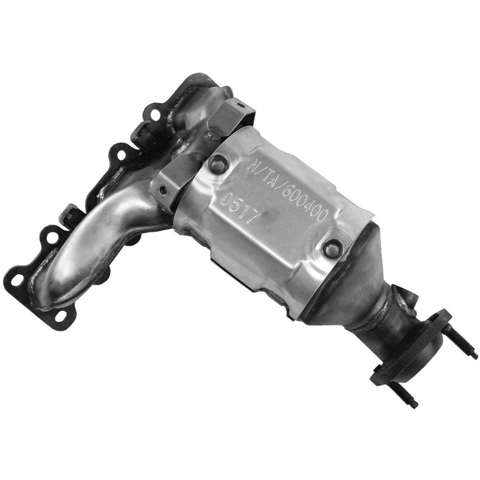 Rear Catalytic Converter with Integrated Exhaust Manifold for Ford Police Interceptor Sedan 2019 2018 2017 2016 2015 2014 2013 P-3615020