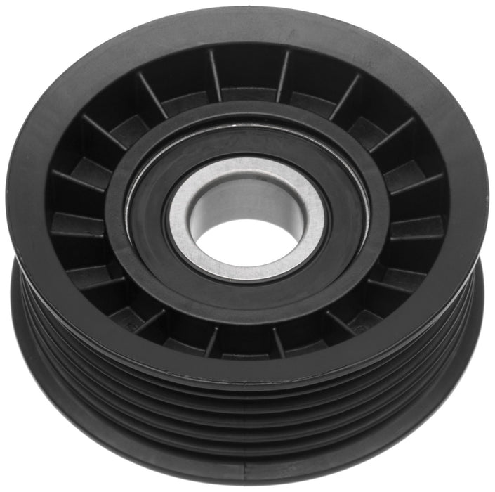 Grooved Pulley Accessory Drive Belt Idler Pulley for GMC Savana 3500 2002 2001 2000 1999 1998 1997 1996 P-1078352