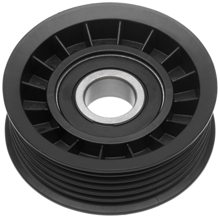 Grooved Pulley Accessory Drive Belt Idler Pulley for GMC Savana 3500 2002 2001 2000 1999 1998 1997 1996 P-1078352