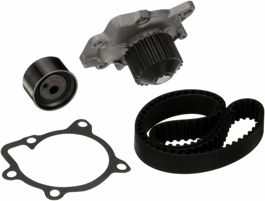 Engine Timing Belt Kit with Water Pump for Geo Storm 1.6L L4 GAS 1993 1992 1991 1990 - Gates TCKWP177