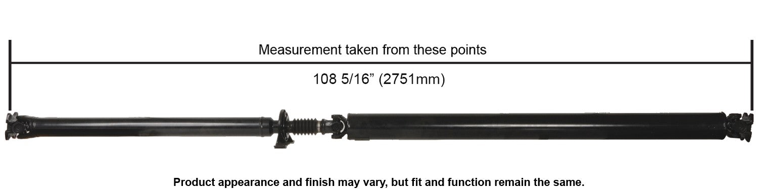 Rear Drive Shaft for Mercedes-Benz Sprinter 2500 3.0L V6 144.0" Wheelbase 2015 2014 2013 2012 2011 2010 P-137878