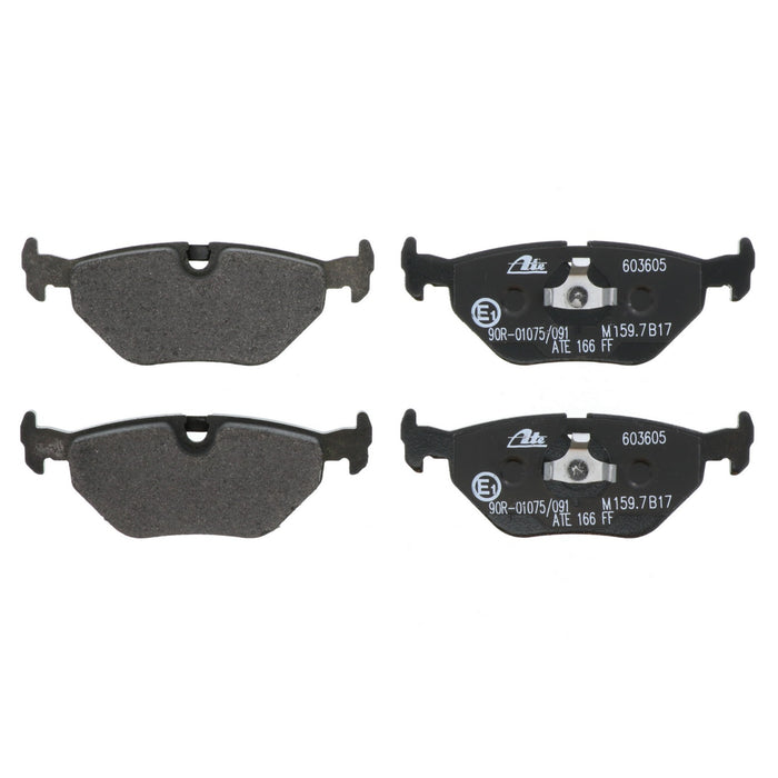 Rear Disc Brake Pad Set for BMW 325is 1995 1994 1993 1992 - ATE 603605