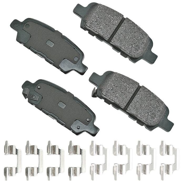 Rear Disc Brake Pad Set for Infiniti QX70 2017 2016 2015 2014 P-18144