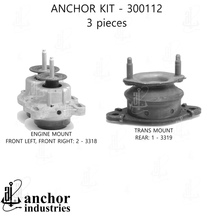 Engine Mount Kit for Ford Transit-350 HD 2021 2020 2019 2018 2017 2016 2015 P-26204