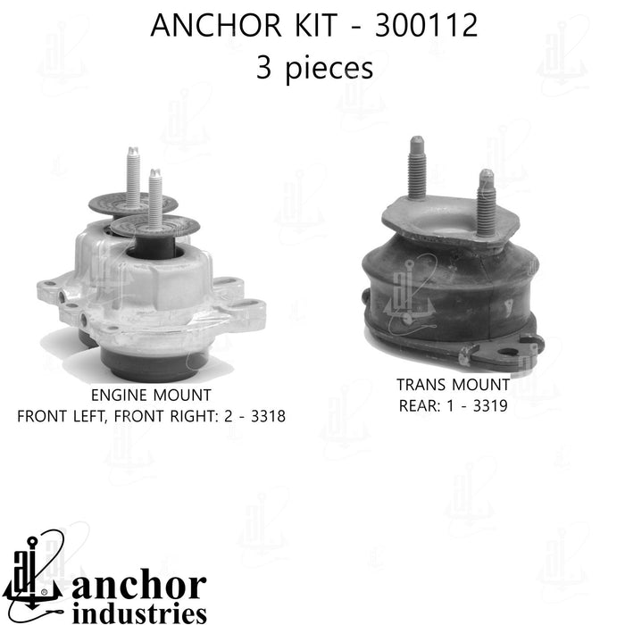 Engine Mount Kit for Ford Transit-350 HD 2021 2020 2019 2018 2017 2016 2015 P-26204