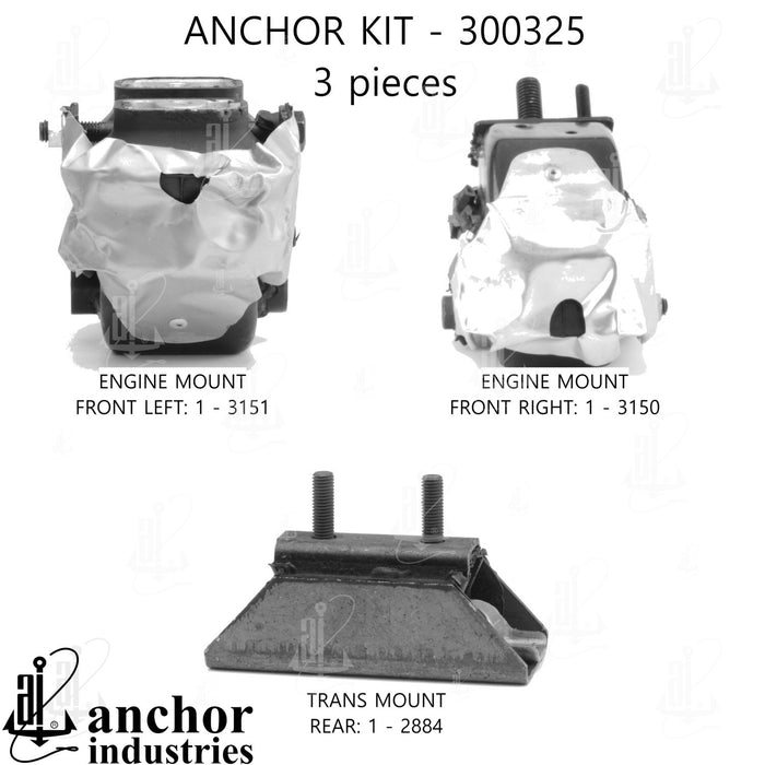 Engine Mount Kit for Ford Lobo RWD 2004 P-26593