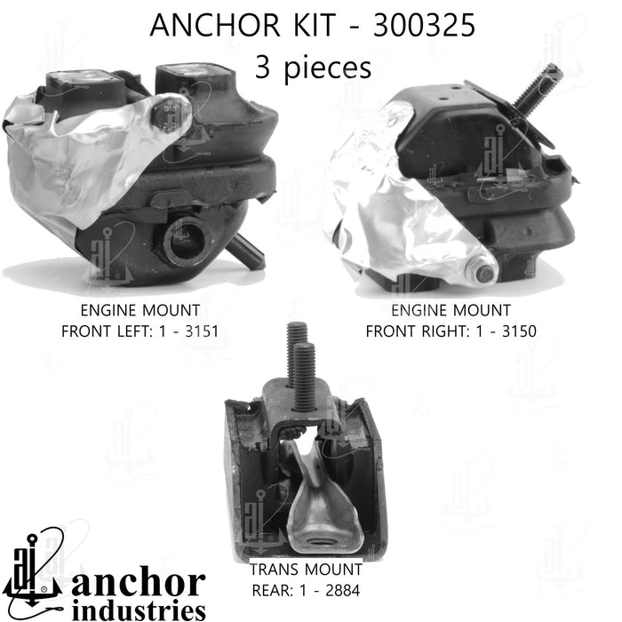 Engine Mount Kit for Ford Lobo RWD 2004 P-26593