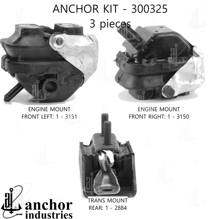 Engine Mount Kit for Ford Lobo RWD 2004 P-26593