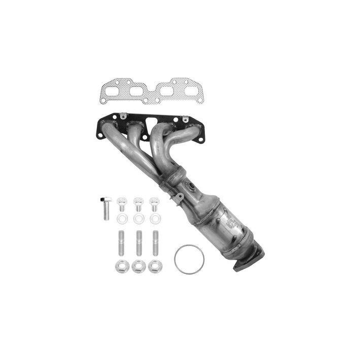 Front Catalytic Converter with Integrated Exhaust Manifold for Nissan Frontier 2.5L L4 2018 2017 2016 2015 2014 2013 2012 2011 2010 2009 2008 P-36866