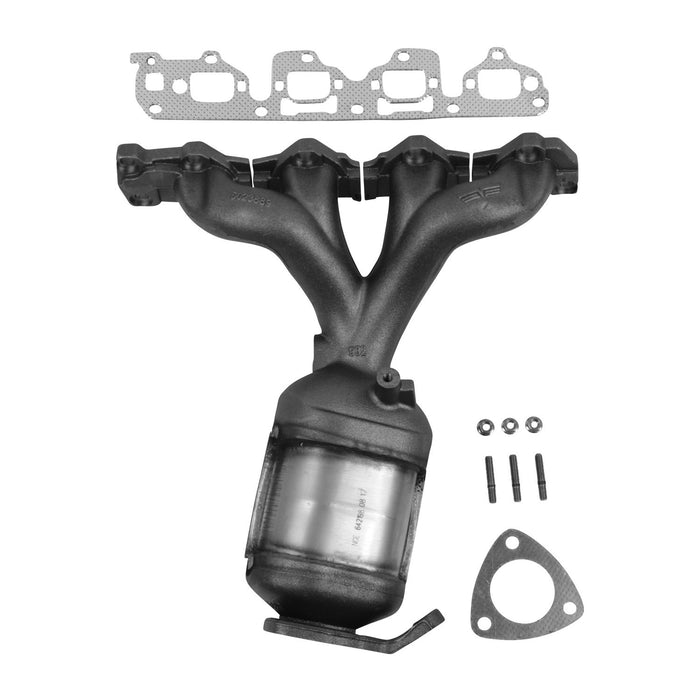 Front Catalytic Converter with Integrated Exhaust Manifold for Pontiac G6 2.4L L4 2009 2008 2007 2006 - AP Exhaust 642198