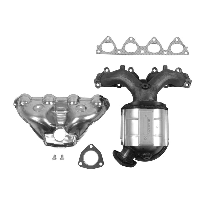 Catalytic Converter with Integrated Exhaust Manifold for Honda Civic 1.6L L4 2000 1999 1998 1997 1996 - AP Exhaust 642597