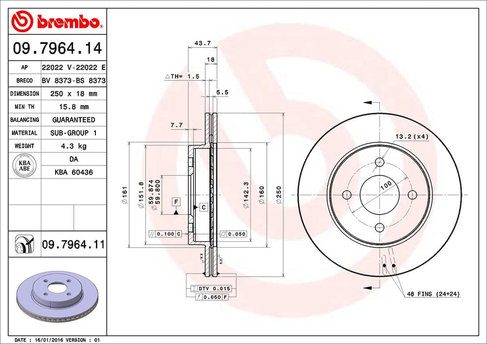 Front Disc Brake Rotor for Saturn SW2 Base 2001 2000 1999 1998 1997 1996 1995 1994 1993 P-2273501