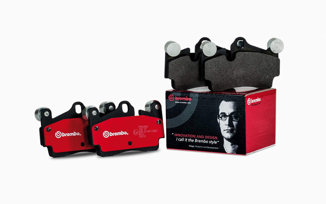 Front Disc Brake Pad Set for Ford Expedition 2021 2020 2019 2018 2017 2016 2015 2014 2013 2012 2011 2010 - Brembo P24166N