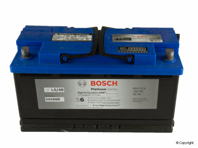 Vehicle Battery for Volvo 245 2.4L L6 1984 1983 1982 - Bosch S6588B