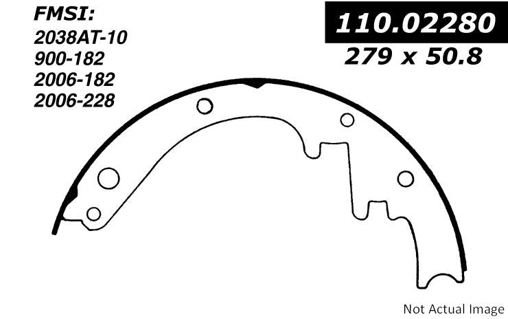 Rear Drum Brake Shoe for Chevrolet Townsman 1970 1969 P-2395667