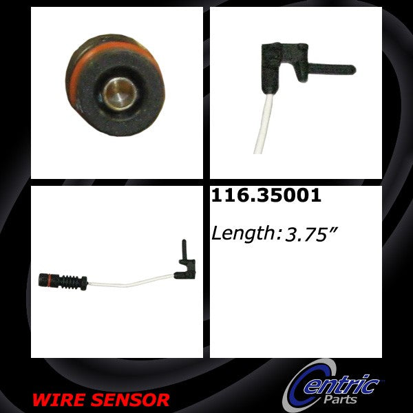 Front Disc Brake Pad Wear Sensor for Mercedes-Benz 350SD 1991 P-2400397