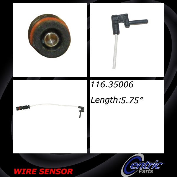 Front Disc Brake Pad Wear Sensor for Mercedes-Benz G500 2008 2007 2006 2005 2004 2003 2002 - Centric 116.35006