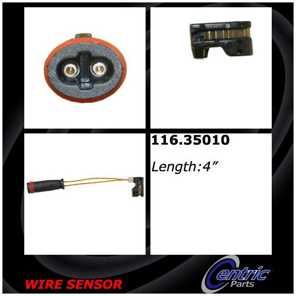 Front OR Rear Disc Brake Pad Wear Sensor for Mercedes-Benz Sprinter 1500 2021 2020 2019 - Centric 116.35010