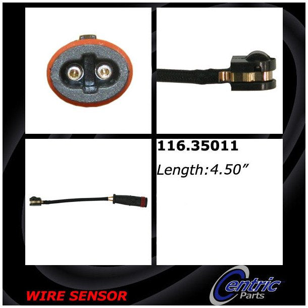 Front OR Rear Disc Brake Pad Wear Sensor for Mercedes-Benz CL63 AMG 2014 2013 2012 2011 2010 2009 2008 - Centric 116.35011