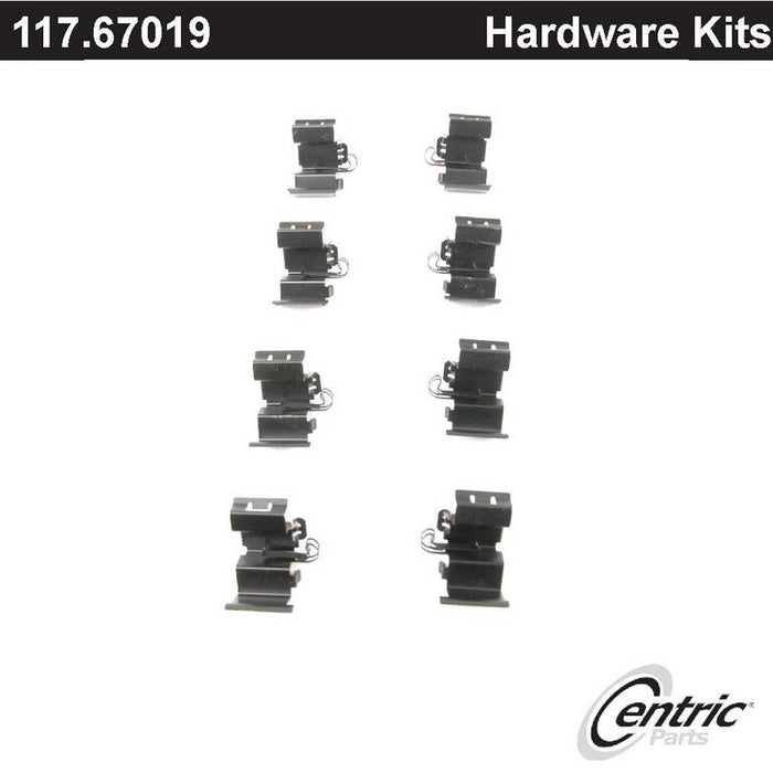 Rear Disc Brake Hardware Kit for Ram 2500 2022 2021 2020 2019 - Centric 117.67019