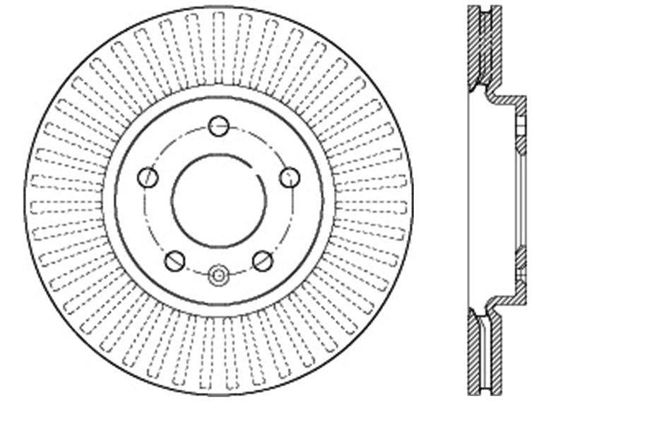 Front Disc Brake Rotor for Buick Encore GX 2022 2021 2020 P-2416491