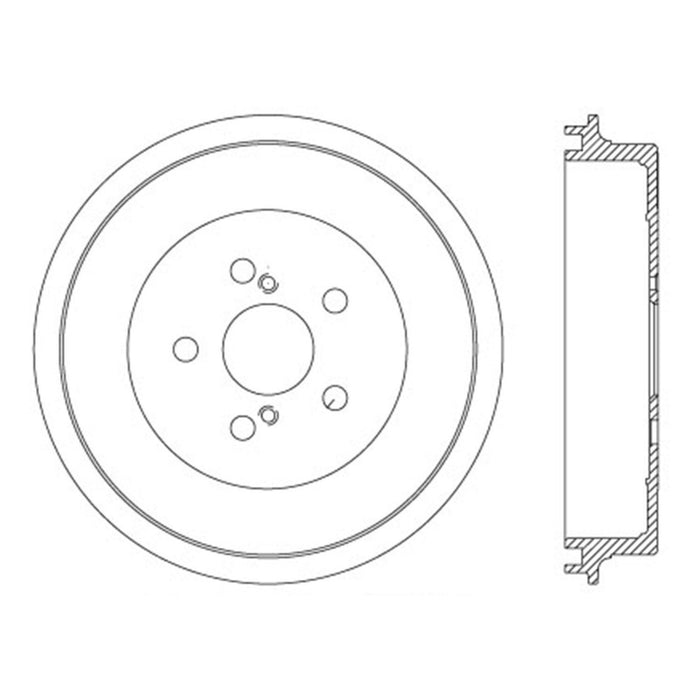 Rear Brake Drum for Toyota Prius 2009 P-2418316