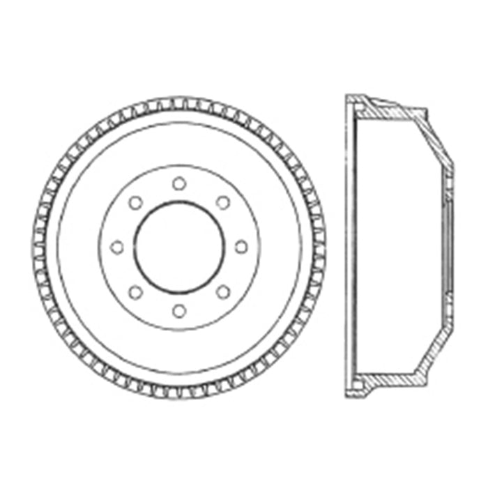 Rear Brake Drum for Chevrolet K20 1980 1979 1978 1977 1976 1975 P-2418678