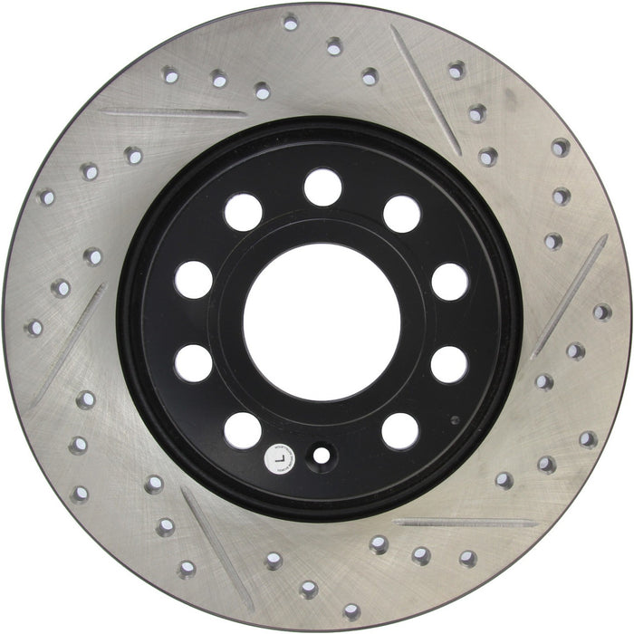 Rear Left/Driver Side Disc Brake Rotor for Seat Leon 2012 2011 2010 2009 2008 2007 2006 - Stoptech 127.33099L