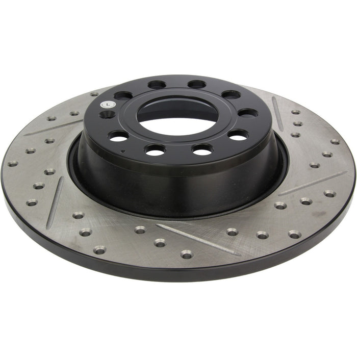 Rear Left/Driver Side Disc Brake Rotor for Seat Leon 2012 2011 2010 2009 2008 2007 2006 - Stoptech 127.33099L