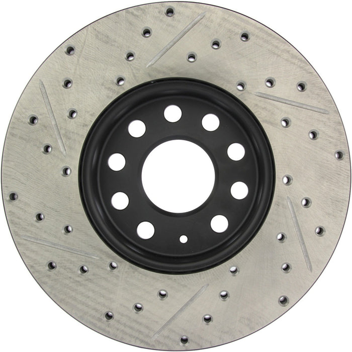 Front Left/Driver Side Disc Brake Rotor for Seat Leon 2012 2011 2010 2009 2008 2007 2006 - Stoptech 127.33110L