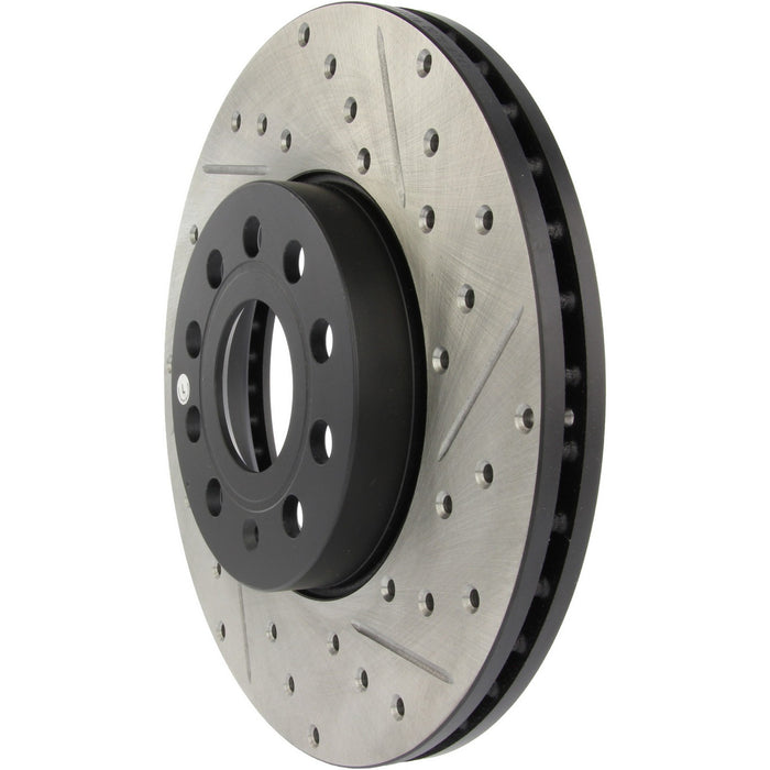 Front Left/Driver Side Disc Brake Rotor for Seat Leon 2012 2011 2010 2009 2008 2007 2006 - Stoptech 127.33110L