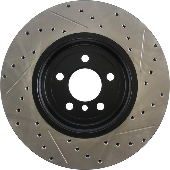 Front Right/Passenger Side Disc Brake Rotor for BMW 535i xDrive 2016 2015 2014 2013 2012 2011 - Stoptech 127.34124R