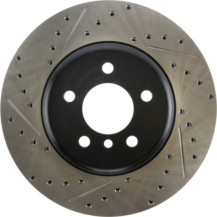 Front Right/Passenger Side Disc Brake Rotor for BMW 535i xDrive 2016 2015 2014 2013 2012 2011 - Stoptech 127.34124R
