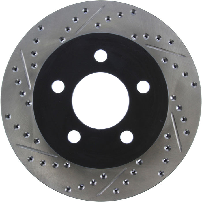 Front Right/Passenger Side Disc Brake Rotor for Jeep Cherokee 2001 2000 1999 - Stoptech 127.67045R