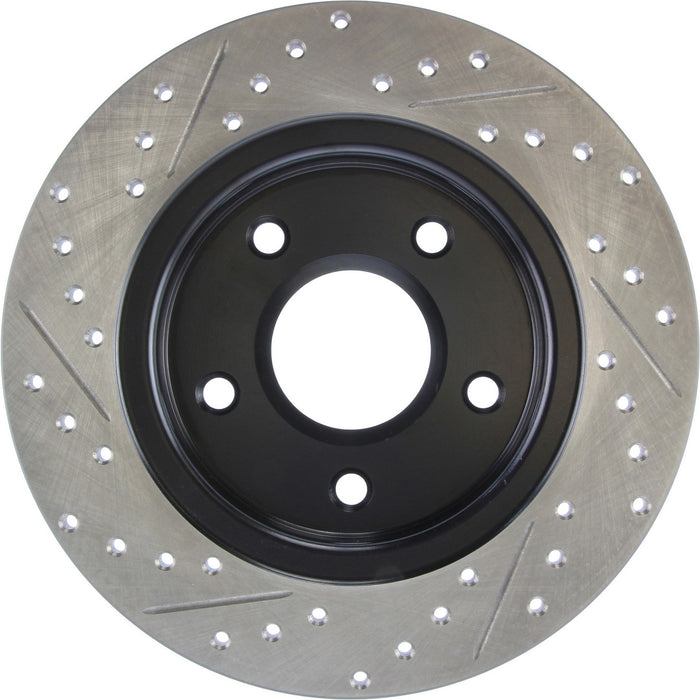 Rear Left/Driver Side Disc Brake Rotor for Chrysler Town & Country 2016 2015 2014 2013 2012 2011 2010 2009 2008 P-2430039