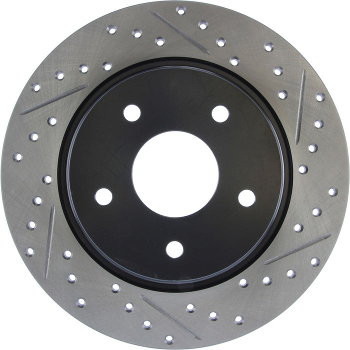 Rear Left/Driver Side Disc Brake Rotor for Chrysler Town & Country 2016 2015 2014 2013 2012 2011 2010 2009 2008 P-2430039