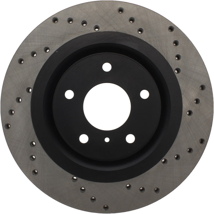 Front Left/Driver Side Disc Brake Rotor for Infiniti G37 2013 2012 2011 2010 2009 - Stoptech 128.42080L
