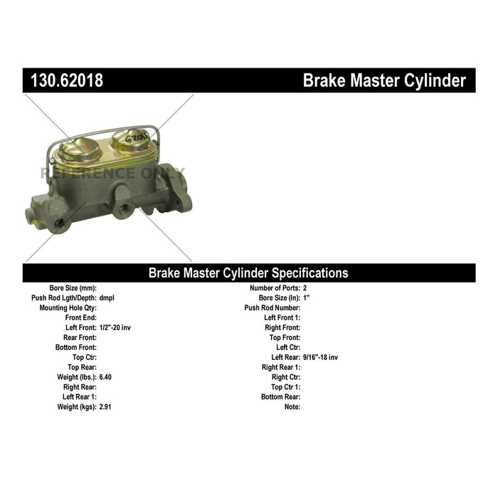 Brake Master Cylinder for Pontiac Tempest Safari 1969 1968 1967 P-2434215