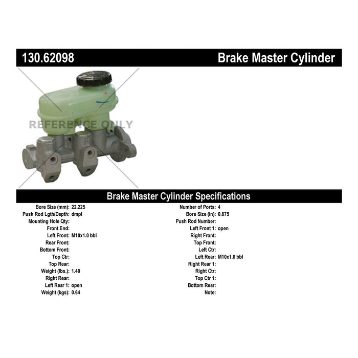 Brake Master Cylinder for Saturn SC2 1999 1998 1997 1996 1995 1994 1993 P-2434482