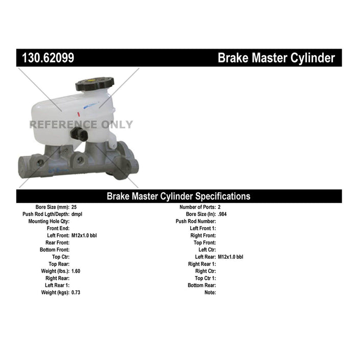 Brake Master Cylinder for Buick LeSabre 1999 1998 1997 1996 P-2434488