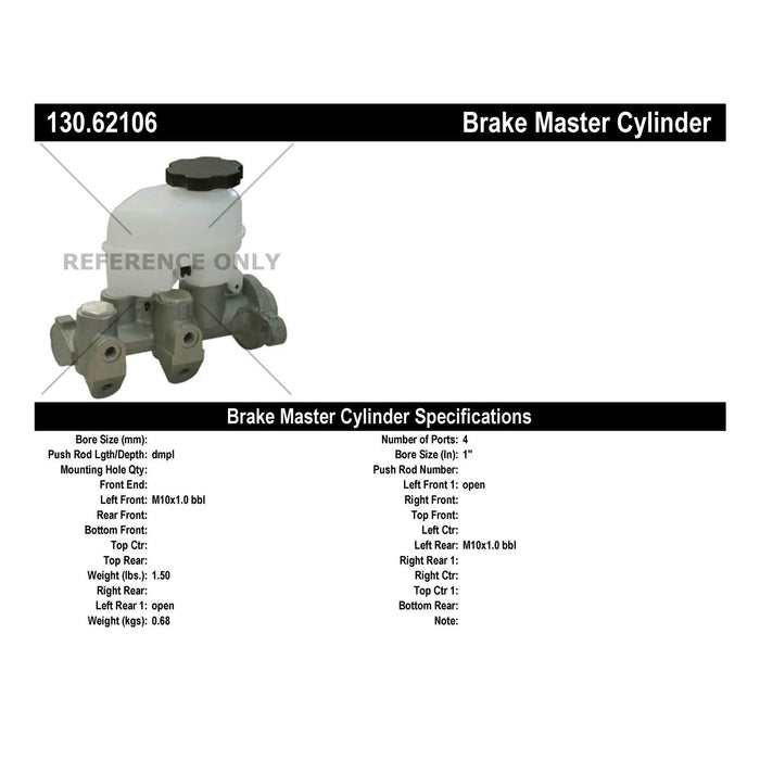 Brake Master Cylinder for Buick Century 1998 1997 P-2434529