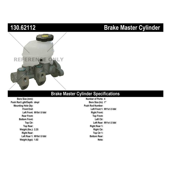 Brake Master Cylinder for Buick LaCrosse 2005 P-2434557