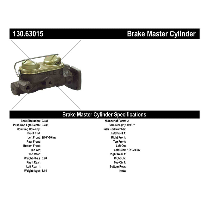 Brake Master Cylinder for Dodge Dart 1973 1972 1971 P-2434877