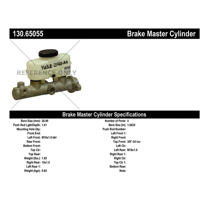 Brake Master Cylinder for Ford Ranger EV 2002 2001 2000 1999 1998 P-2435263