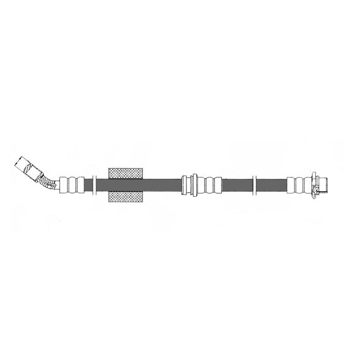 Front Right/Passenger Side Brake Hydraulic Hose for Suzuki Sidekick 1998 1997 1996 1995 1994 1993 1992 1991 1990 1989 P-1183922