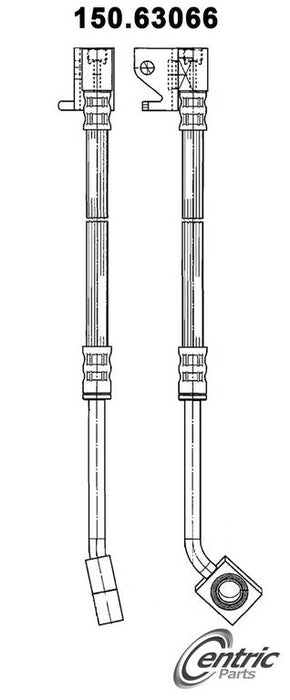 Front Left/Driver Side Brake Hydraulic Hose for Dodge Stratus Sedan 2006 2005 2004 2003 2002 2001 P-1186455